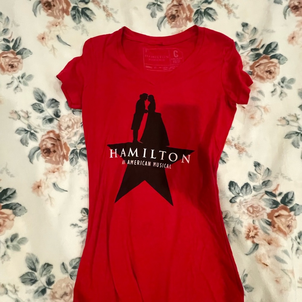 Hamilton Red Fitted Short Sleeve Tee